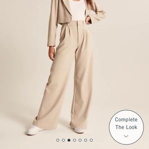 Abercrombie and Fitch wide leg trousers
